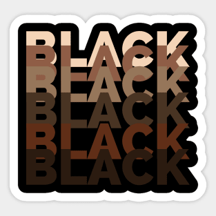 Black AF Sticker